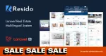 Resido -3.3.1 开心版 Laravel框架 房地产CMS 多语言