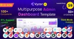 Vyzor 6.0 – 多用途后台管理和仪表板模板 完整版（2.11GB）