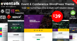 EvenTalk 1.7.8 - 适用于各种会议和活动网站 WordPress主题