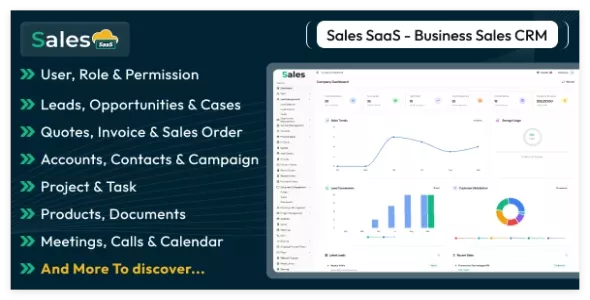 Sales SaaS (Salesy) - 商业销售 CRM 系统 7.1开心版