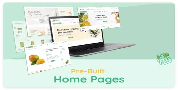 Nest - 多商户 有机绿色食品和杂货售卖 基于Laravel框架构建的商城源码 开心版 1.25.9