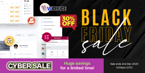 Woffice - 5.4.32 内联网、外联网与项目管理 WordPress主题