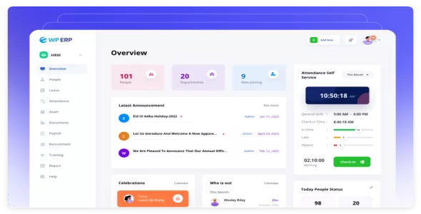 WP ERP Pro 1.4.3 人力资源CRM和会计工具插件