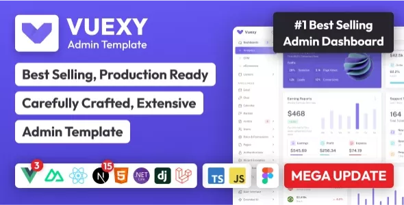 Vuexy – 10.10.0 后台管理仪表板模板