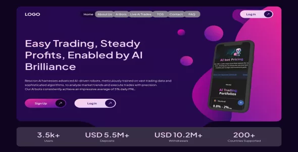 Rescron AI 5.3.1——AI 交易平台 PHP 脚本