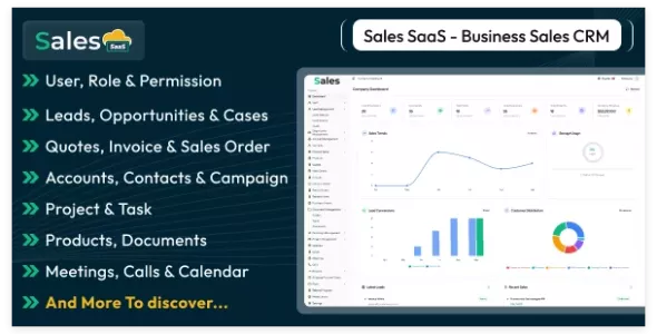 Sales SaaS (Salesy) - 商业销售 CRM 系统 7.1开心版