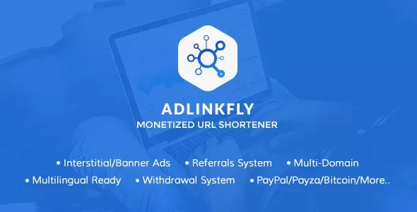 AdLinkFly 6.6.4 开心版– 货币化 URL 缩短，短链工具源码