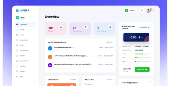 WP ERP Pro 1.4.3 人力资源CRM和会计工具插件