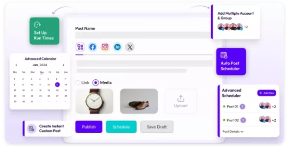 Bit Social Pro 1.8.1 – 社交媒体和海报分享 WordPress插件