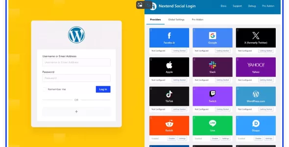Nextend 社交登录专业版 3.1.21 WordPress 插件