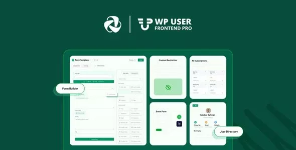 WP User Frontend Pro 4.2.3 WordPress用户前端插件