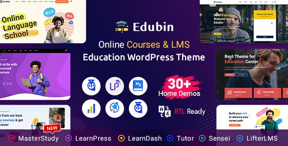 Edubin 9.5.8 – 教育WordPress主题
