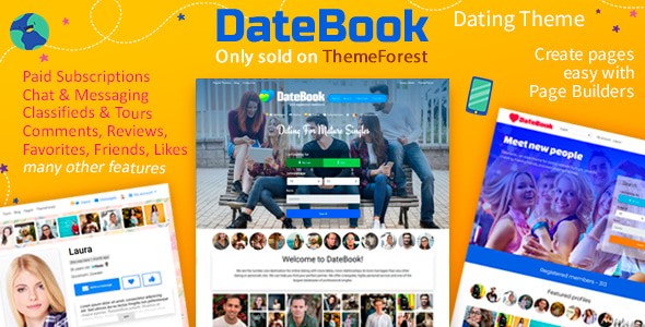 DateBook 5.0.2 – 多语言功能丰富的约会WordPress主题