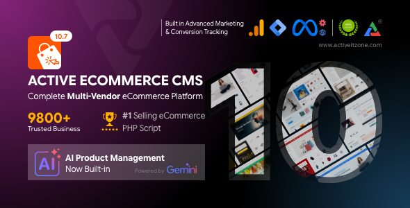 Active eCommerce CMS 10.7 + 插件 开心版