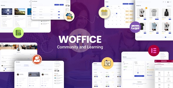Woffice 5.4.34 – 内联网、外联网与项目管理 WordPress 主题