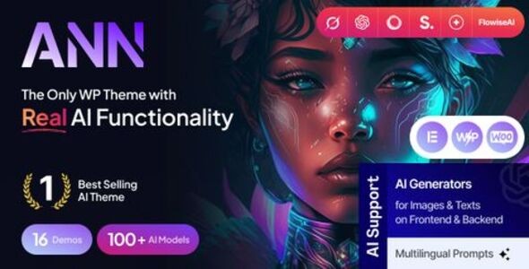 AI ANN 1.37.0 – AI 生成器与 AI 代理 WordPress 主题