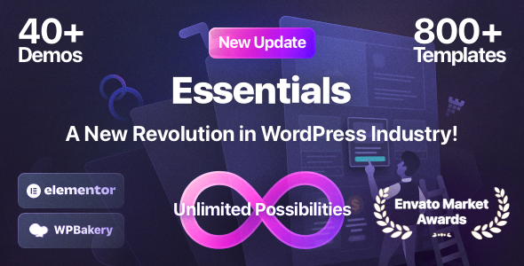 Essentials 3.2.28 – 多用途 WordPress 主题
