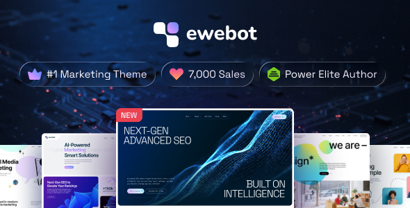 Ewebot 3.2.2 – 营销与SEO数字代理WordPress主题