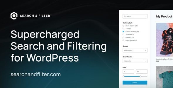 Search & Filter Pro 3.2.3 – WordPress的搜索与筛选插件