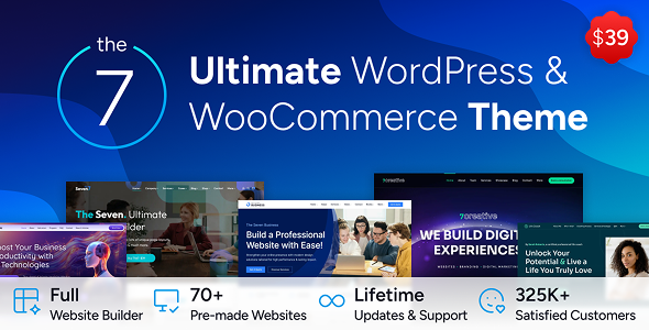 The7 v14.3.0 – 终极WordPress与WooCommerce主题