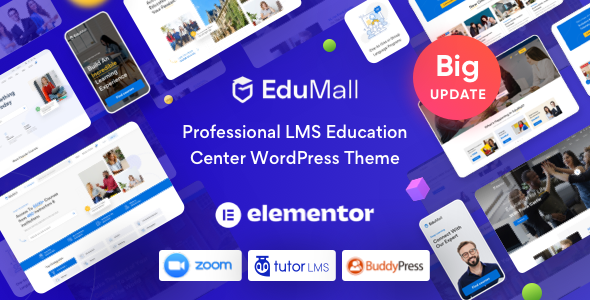 EduMall 4.5.0 – 专业学习管理管理中心 WordPress 主题