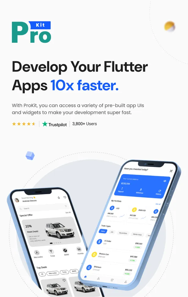 ProKit Flutter - 6.7.0 带有 Chat GPT 应用程序的 Flutter UI 套件 ProKit Flutter - 6.7.0 带有 Chat GPT 应用程序的 Flutter UI 套件