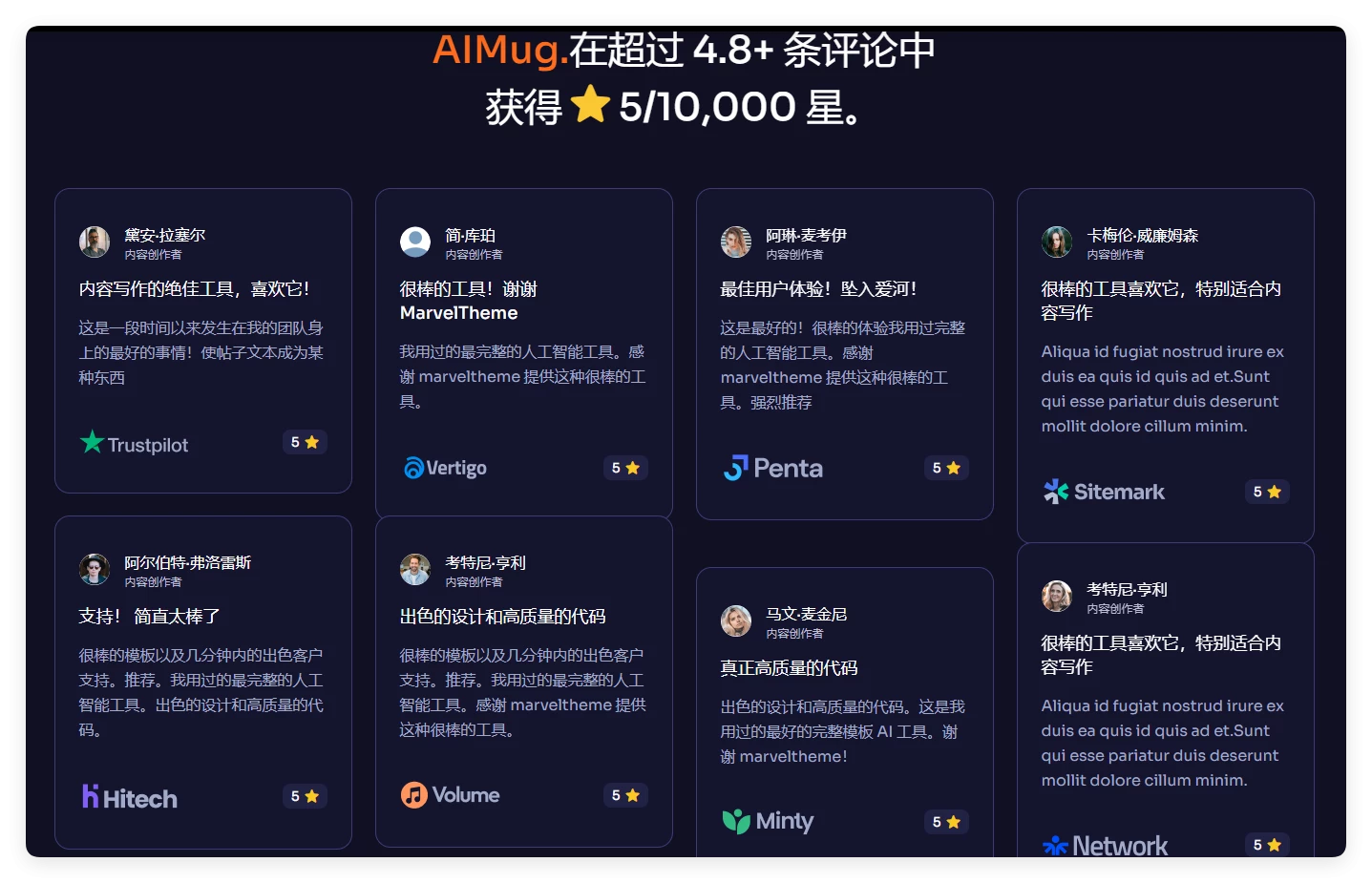 AIMug - 适用于人工智能和网络初创公司 NextJS 模板 AIMug - 适用于人工智能和网络初创公司 NextJS 模板