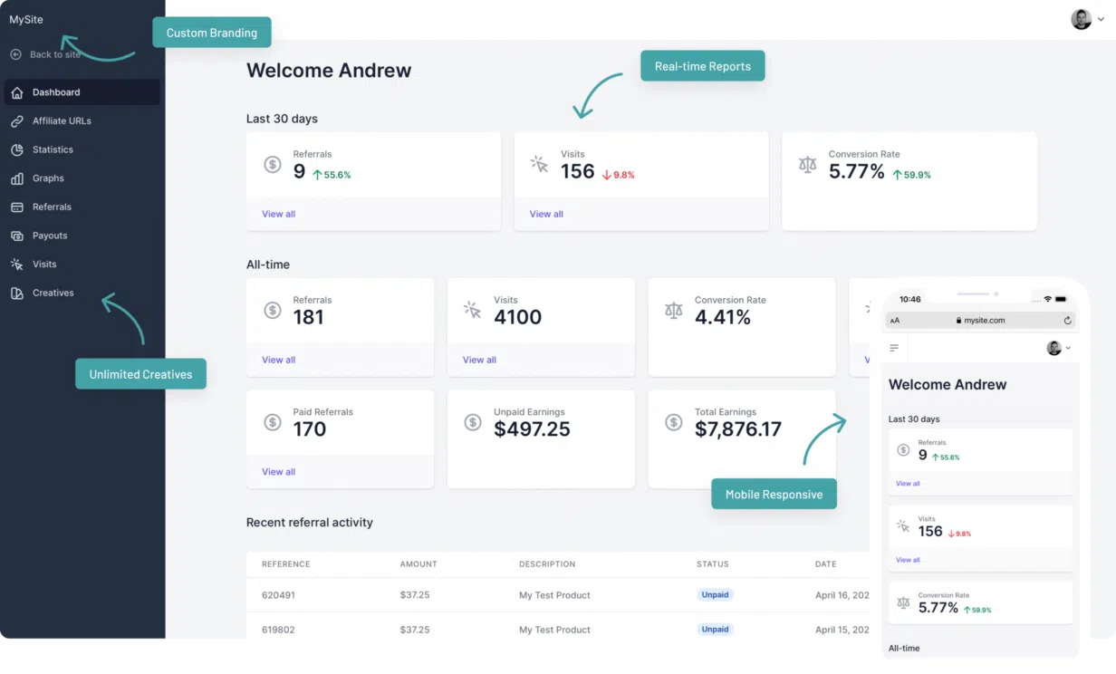 AffiliateWP 2.30.0 + 插件 开心版 – 联盟营销会员 VIP WordPress 插件 AffiliateWP 2.30.0 + 插件 开心版 – 联盟营销会员 VIP WordPress 插件