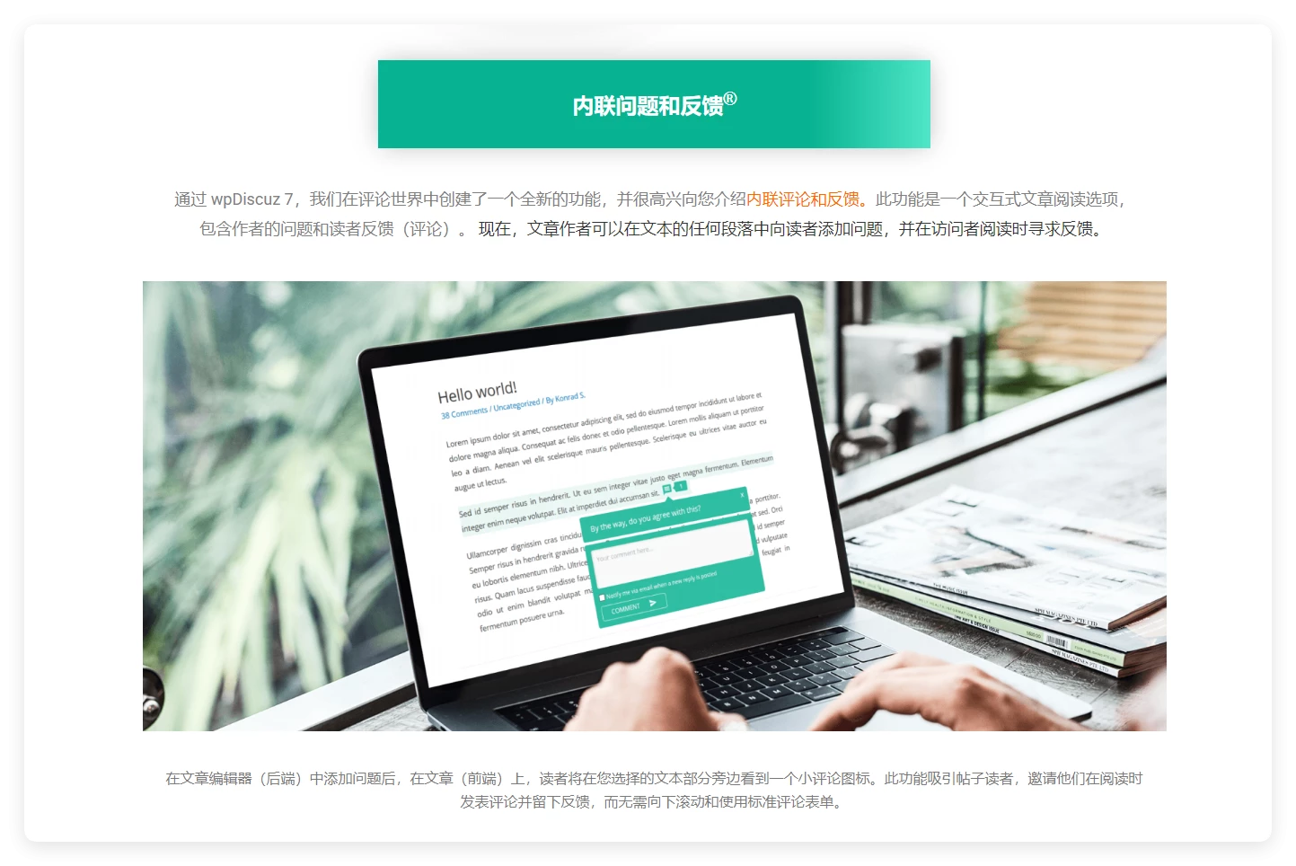 wpDiscuz 7.6.37 + 扩展 – WordPress 评论插件 wpDiscuz 7.6.37 + 扩展 – WordPress 评论插件