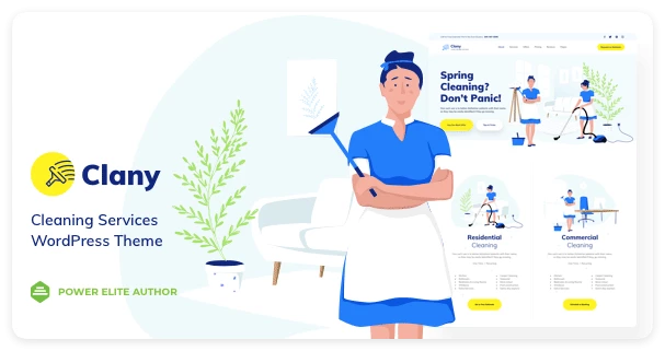 Clany – 适用于 上门保洁,家政服务的 WordPress 主题 Clany – 适用于 上门保洁,家政服务的 WordPress 主题