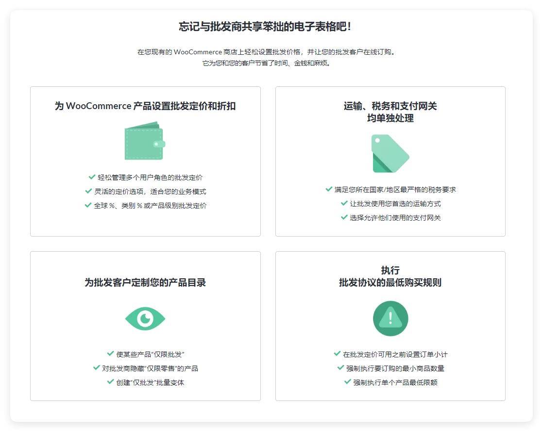 Wholesale Prices Premium 2.0.7 WooCommerce 批发插件 高级开心版 Wholesale Prices Premium 2.0.7 WooCommerce 批发插件 高级开心版