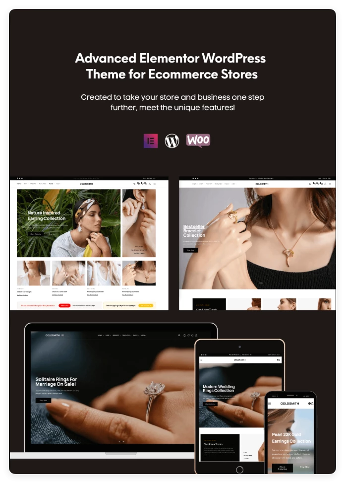 GoldSmith 1.4.4 – 珠宝店 WooCommerce Elementor 主题 GoldSmith 1.4.4 – 珠宝店 WooCommerce Elementor 主题