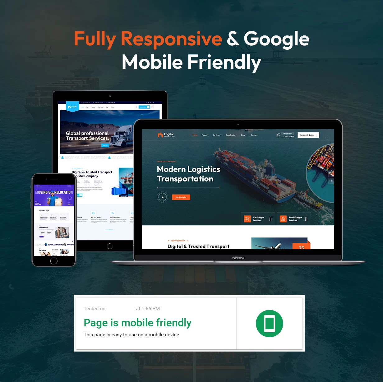 Logitic 1.1.8 赋能物流运输行业的现代化 WordPress 主题 Logitic 1.1.8 赋能物流运输行业的现代化 WordPress 主题