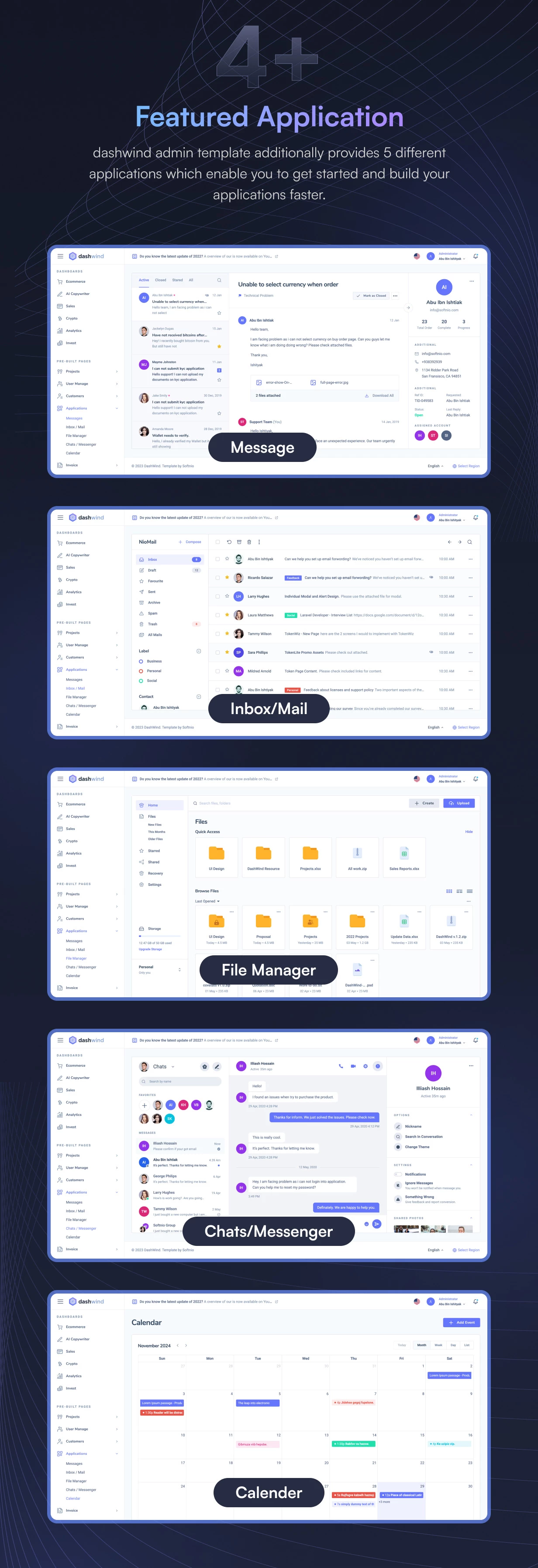 DashWind 1.1.0 – 多用途 Tailwind CSS 后台管理模板 DashWind 1.1.0 – 多用途 Tailwind CSS 后台管理模板