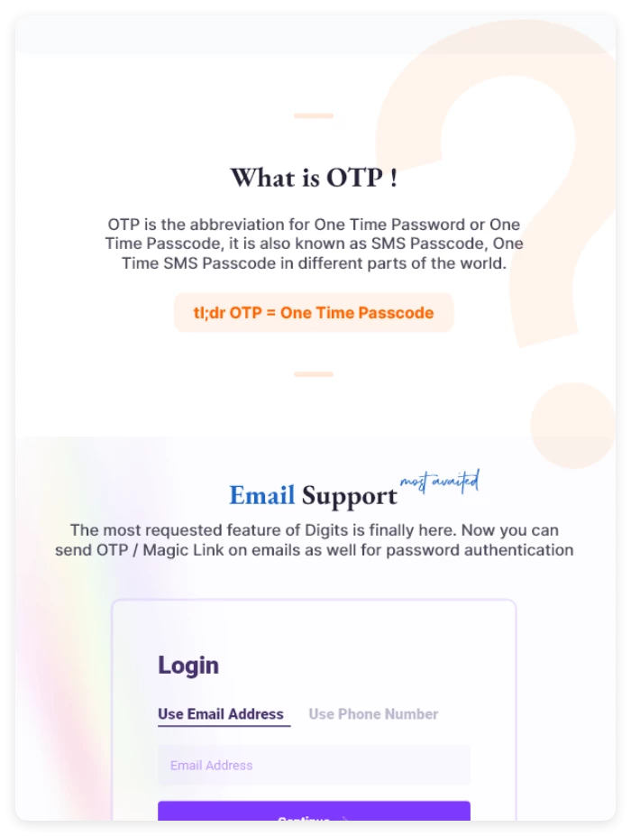 Digits 8.6.3.9 WordPress 手机号码 OTP 注册和登录表单插件 Digits 8.6.3.9 WordPress 手机号码 OTP 注册和登录表单插件