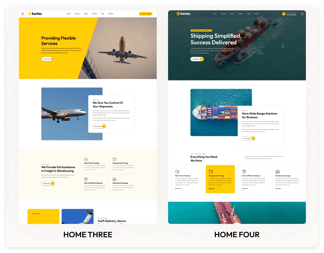 Kariez 1.1.1 – 运输和物流 WordPress 主题 Kariez 1.1.1 – 运输和物流 WordPress 主题