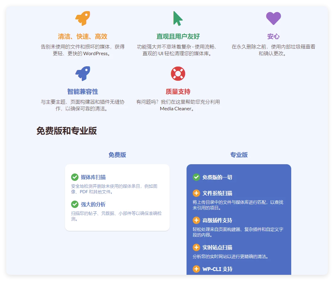 Media Cleaner Pro 6.9.8 媒体库清理专业版 WordPress 插件 Media Cleaner Pro 6.9.8 媒体库清理专业版 WordPress 插件