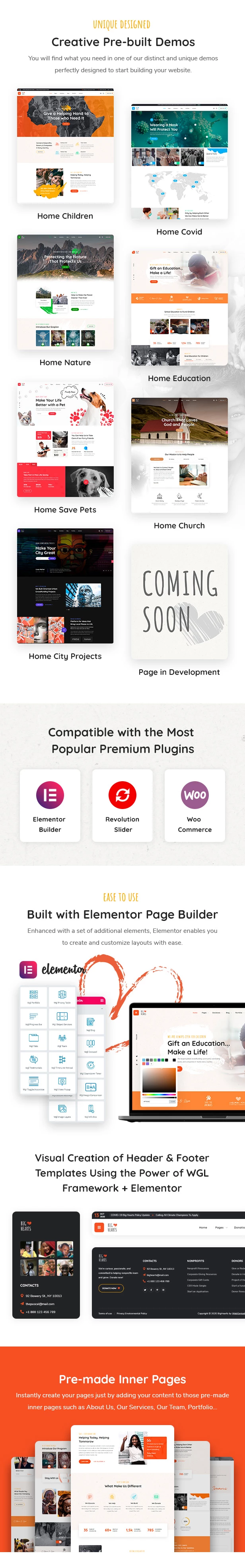 BigHearts 3.1.18 – 慈善与捐赠 WordPress 主题