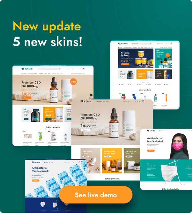 MyMedi 1.8.0 – 响应式 WooCommerce WordPress 主题