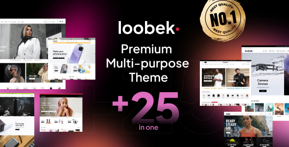 Loobek 1.5.5 – Elementor 多用途 WooCommerce 主题