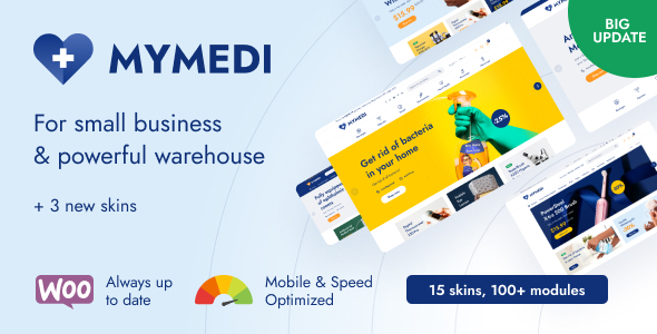 MyMedi 1.8.0 – 响应式 WooCommerce WordPress 主题