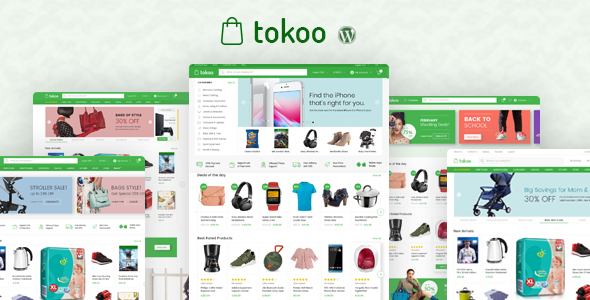 Tokoo 1.2.2 – 电子商店 WooCommerce 主题，涵盖联盟、代发货和多商户电商